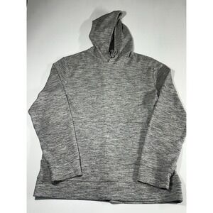 Marc Anthony Men's Long Sleeve Gray Pullover Hooded Sweatshirt Slim Fit Large